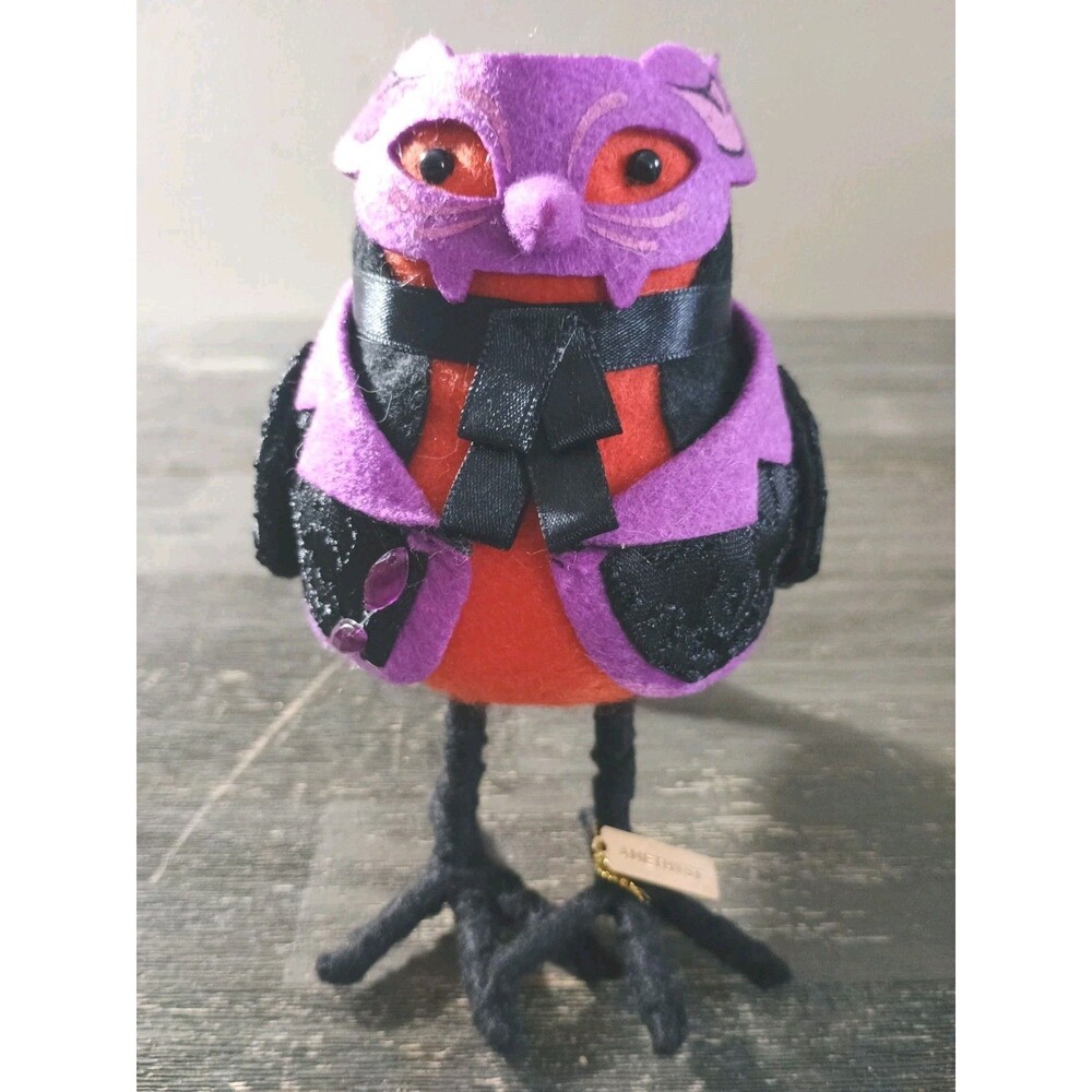 Halloween Target Hyde & Eek Birds AMETHYST Featherly 2018 Purple Mask Black Lace